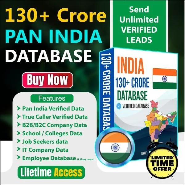 130 cr PAN India Database
