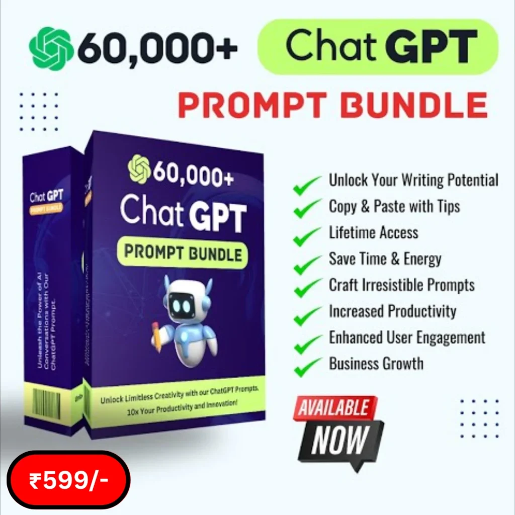 60K Prompt Bundle for GPT
