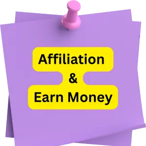 Affiliation & Earn Money